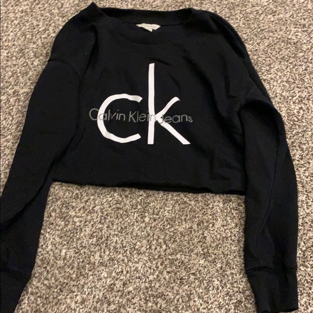 Calvin Klein Cropped Crewneck